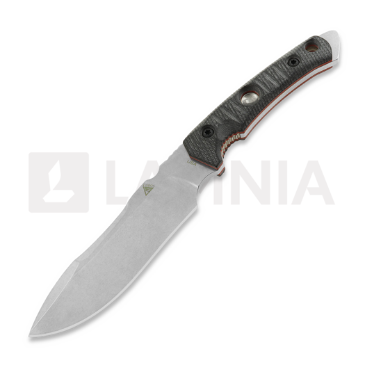 Fobos Knives Tier1-BC peilis, G10 Black - Red Liner