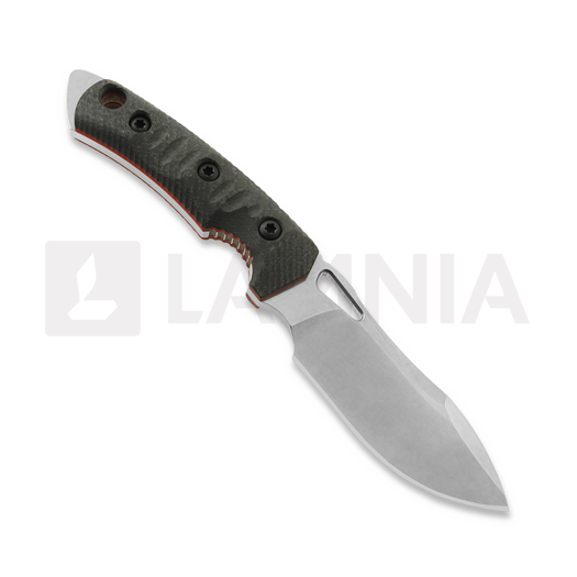 Cuțit Fobos Knives Tier1-Mini, CF Black - Red Liner