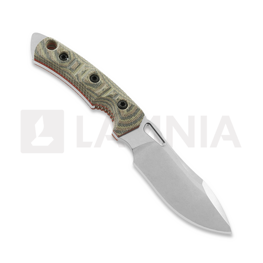 Cuțit Fobos Knives Tier1-Mini, Micarta Camo - Red Liner