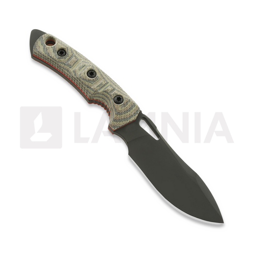 Нож Fobos Knives Tier1-Mini, Micarta Camo - Red Liner, PVD