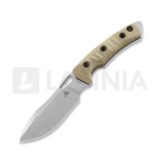 Nůž Fobos Knives Tier1-Mini, Micarta Natural - Black Liner