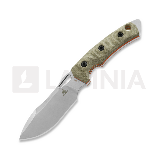 Ніж Fobos Knives Tier1-Mini, Micarta OD - Orange Liner