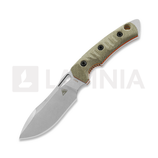 Μαχαίρι Fobos Knives Tier1-Mini, Micarta OD - Orange Liner