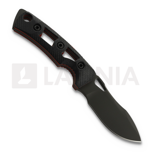 Fobos Knives Tier1-Mini Mini, G10 Black - Red Liner, black, B-Stock
