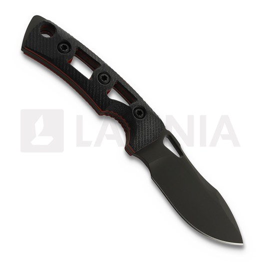 Fobos Knives Tier1-Mini Mini, G10 Black - Red Liner, black, B-Stock