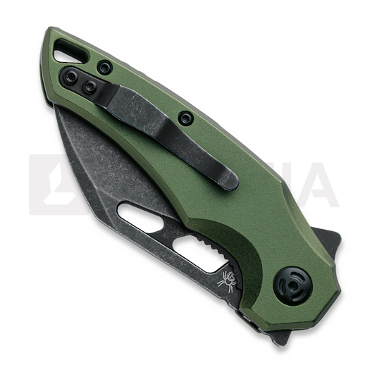 Fox Edge Atrax Aluminium sulankstomas peilis, žalia