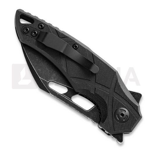 Fox Edge Atrax G-10 sulankstomas peilis, juoda
