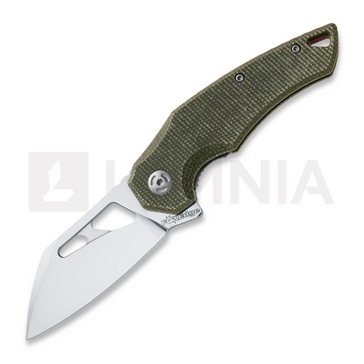 Fox Edge Atrax Micarta folding knife, olive drab