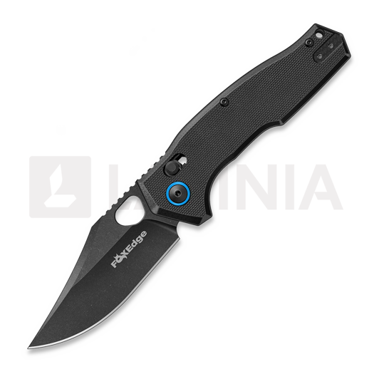 มีดพับ Fox Edge Crew Clip Point - Blackwash - G10, ดำ