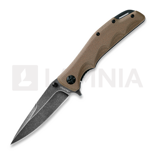 Fox Edge Mandatory Fun G10 sulankstomas peilis, coyote