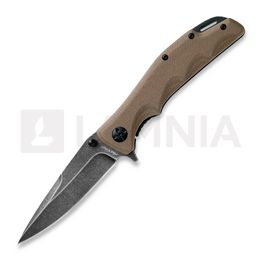 Fox Edge Mandatory Fun G10 접이식 나이프, coyote