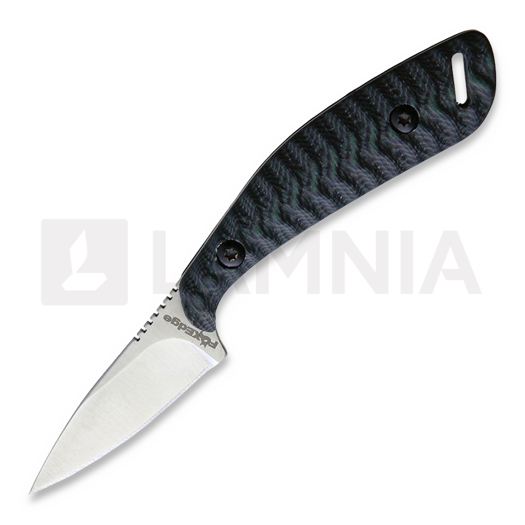 Fox Edge Neck Knife Black/Blue G10 halskniv