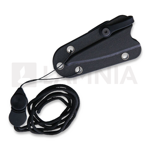 Fox Edge Neck Knife Black/Blue G10 neck knife
