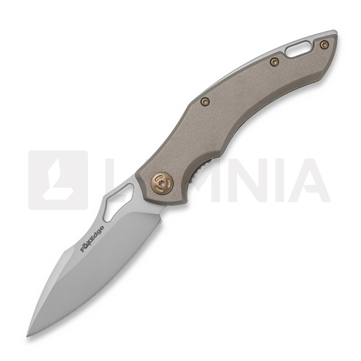 Fox Edge Sparrow Aluminium folding knife, Bronzed