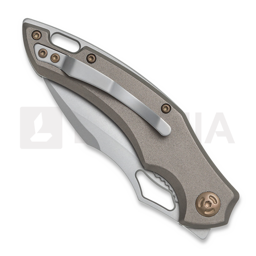 Coltello pieghevole Fox Edge Sparrow Aluminium, Bronzed