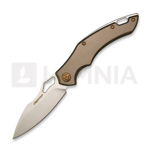 Fox Edge Tan Sparrow Linerlock Taschenmesser