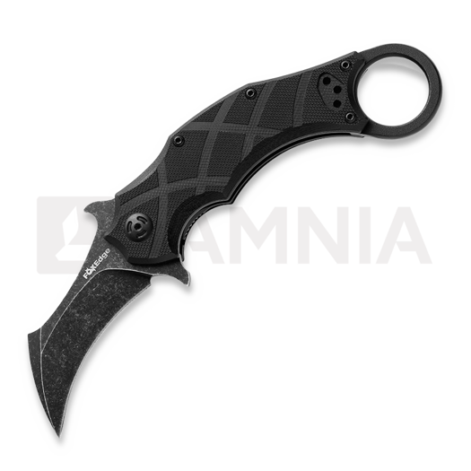 Fox Edge The Claw Hawkbill kääntöveitsi, musta