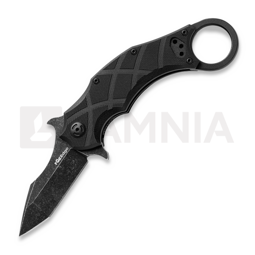 Fox Edge The Claw Tanto összecsukható kés, fekete