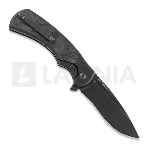 Fox Knives 40th Anniversary 1977-2017 folding knife, marble carbon fiber FX-F2017R