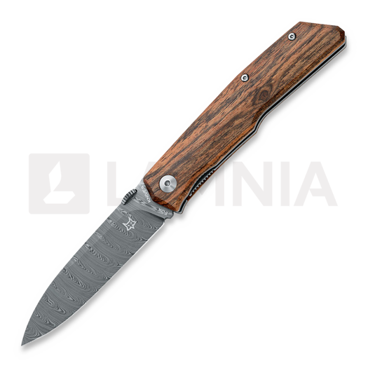 Fox Knives 525 Terzuola Damascus Bocote 折り畳みナイフ FX-525DB