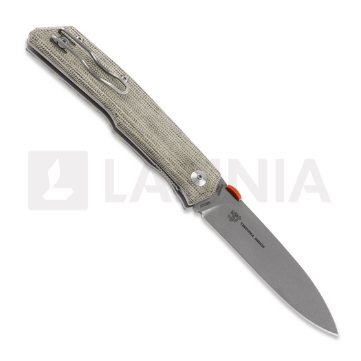 Couteau pliant Fox Knives 525 Terzuola, green micarta FX-525MI