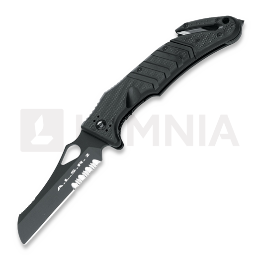 Couteau pliant Fox Knives A.L.S.R 2, sheepfoot, noir FX-447SFB