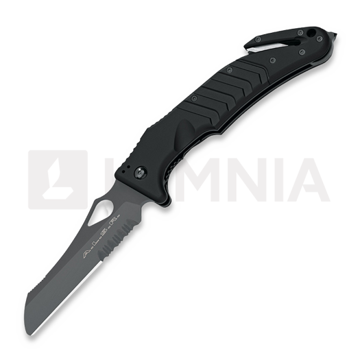 Fox Knives A.S.L.R kääntöveitsi, musta FX-ALSR-SFM