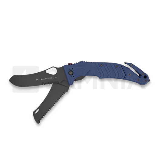 Fox Knives Alsr 2 折り畳みナイフ, 青 FX-4472BL