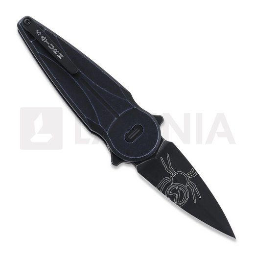 Fox Knives Anarcnide Saturn k&auml;&auml;nt&ouml;veitsi, black idroglider, musta FX-551ALB