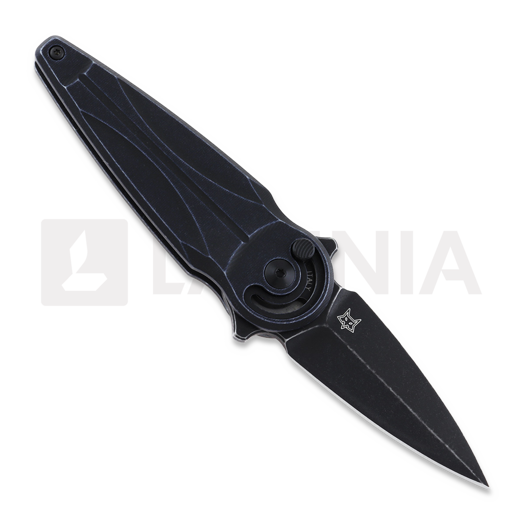 Nóż składany Fox Knives Anarcnide Saturn, black idroglider, left, czarny FX-551SXALB