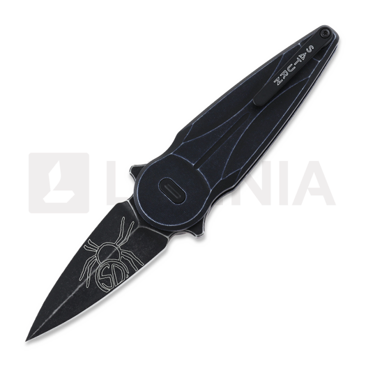 Fox Knives Anarcnide Saturn folding knife, black idroglider, left, black FX-551SXALB