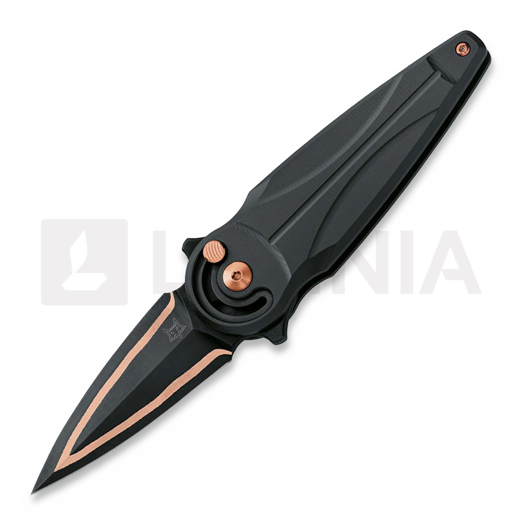 Nóż składany Fox Knives Anarcnide Saturn Carbon Copper Damascus FX-551TICOP