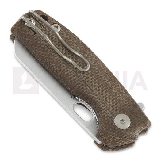 Fox Knives Baby Core sulankstomas peilis, natural micarta FX-608MC
