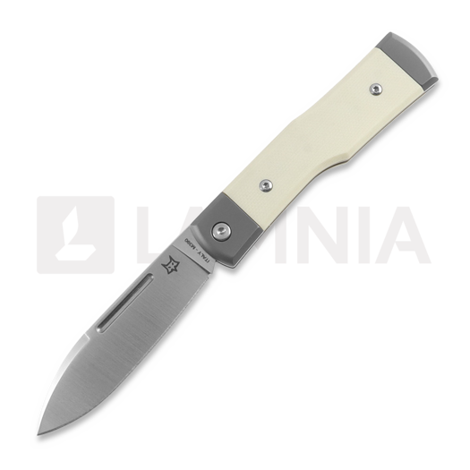 Saliekams nazis Fox Knives Barlow - Linen Bone Micarta FX-558BO