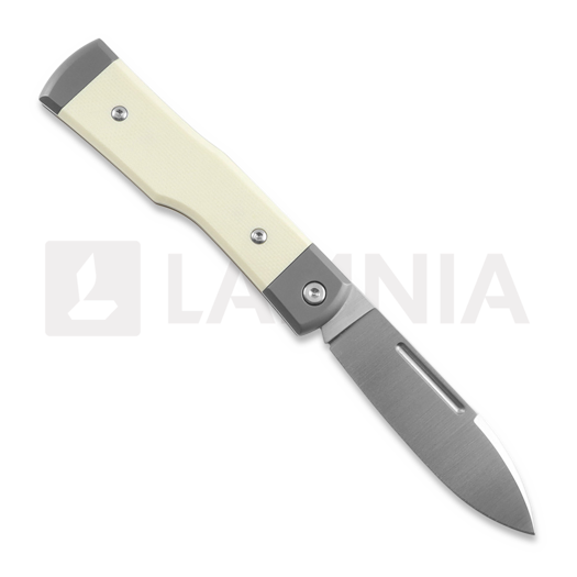 Fox Knives Barlow - Linen Bone Micarta sulankstomas peilis FX-558BO