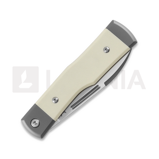 Fox Knives Barlow - Linen Bone Micarta sulankstomas peilis FX-558BO