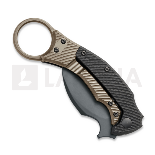 Couteau pliant Fox Knives Black Bird, bronze/carbon fiber FX-591TICBR