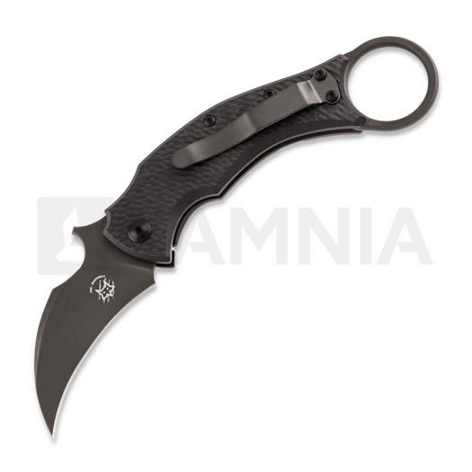 Fox Knives Black Bird kääntöveitsi, carbon fiber FX-591TICB