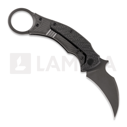 Fox Knives Black Bird kääntöveitsi, carbon fiber FX-591TICB