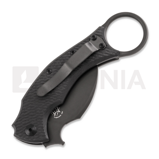 Fox Knives Black Bird kääntöveitsi, carbon fiber FX-591TICB