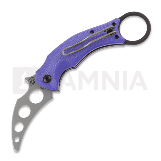 Liigendnuga Fox Knives Black Bird training, sininen FX-591TK