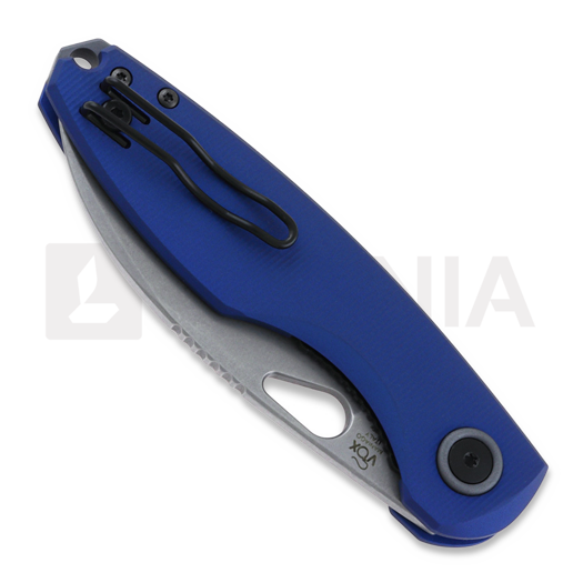 Fox Knives Chilin foldekniv, aluminium, olivengr&oslash;nn, bl&aring; FX-530ALBL