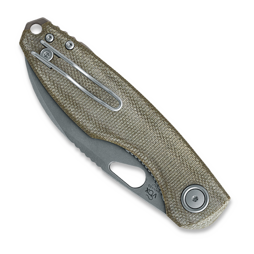 Fox Knives Chilin Taschenmesser, OD green micarta FX-530MOD