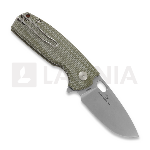 Fox Knives Core &ouml;sszecsukhat&oacute; k&eacute;s, Micarta, z&ouml;ld FX-604MFG