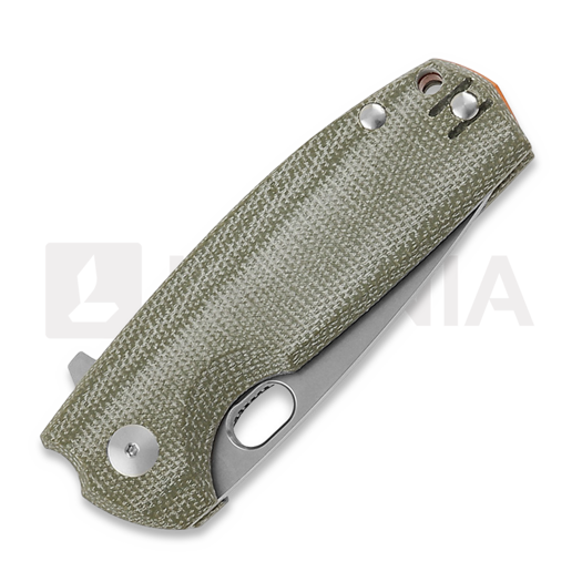 Fox Knives Core sulankstomas peilis, Micarta, žalia FX-604MFG