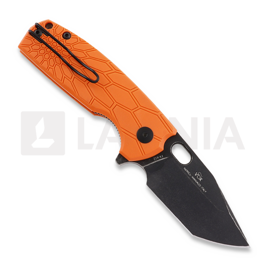 Fox Knives Core Tanto Black sulankstomas peilis, FRN, oranžinėnge FX-612ORB