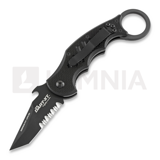 Fox Knives Dart G10 XT kääntöveitsi, combo terä FX-597XTS