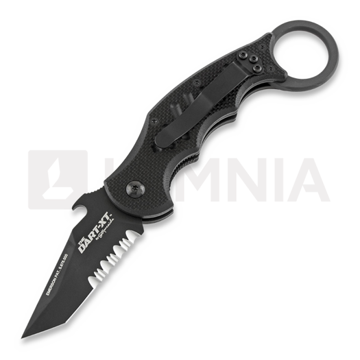 Fox Knives Dart G10 XT összecsukható kés, fűrészfogú FX-597XTS