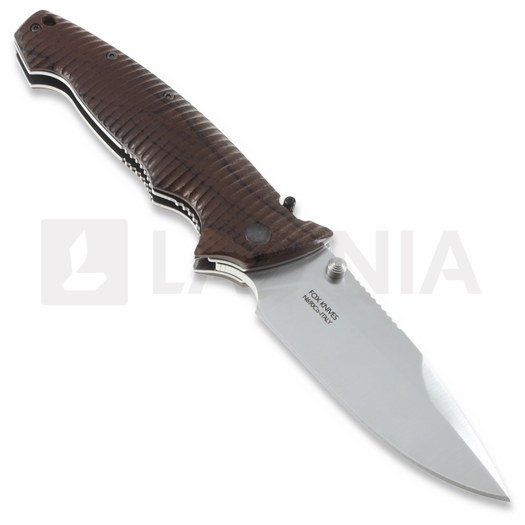 Fox Knives Dominus sulankstomas peilis, wood FX-0282004