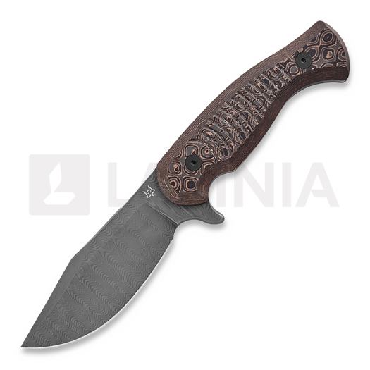 Fox Knives Eastwood Tiger ナイフ, Balbachdamast FX-106DCF